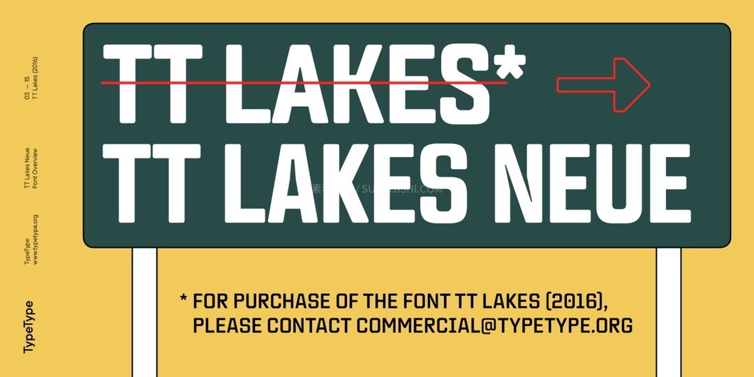 TT Lakes Neue v2.0 工业几何无衬线可变字体家族
